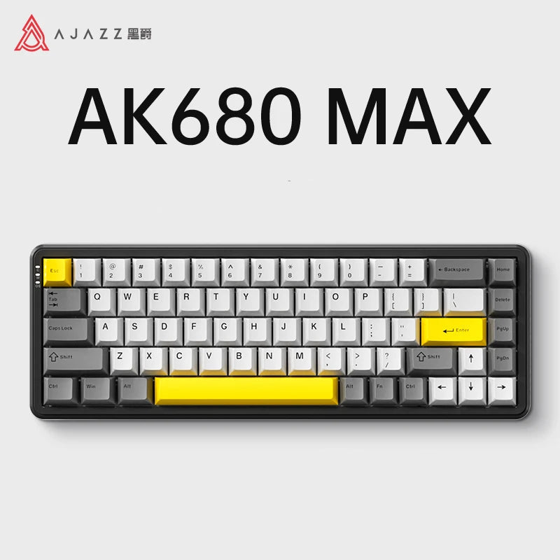Teclado Mecânico AJAZZ AK680 MAX RGB USB
