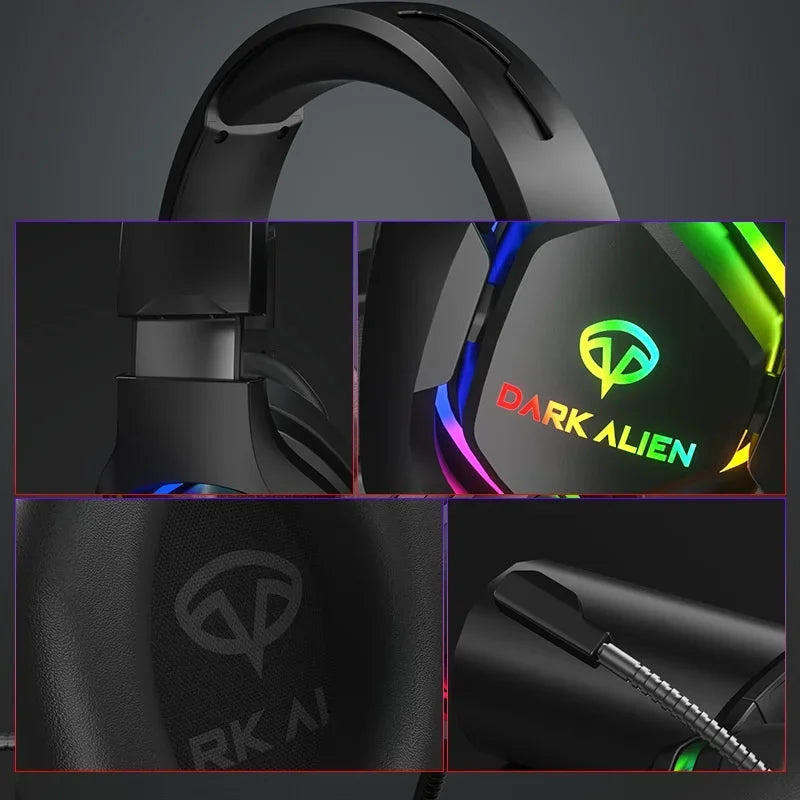 Fone de ouvido gamer para PC/PS4/PS5 USB