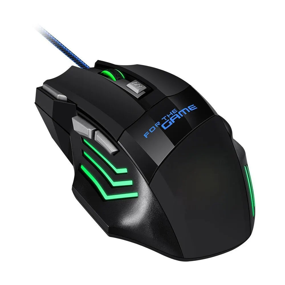 Mouse RGB Backlist ergonômico Mice 7D