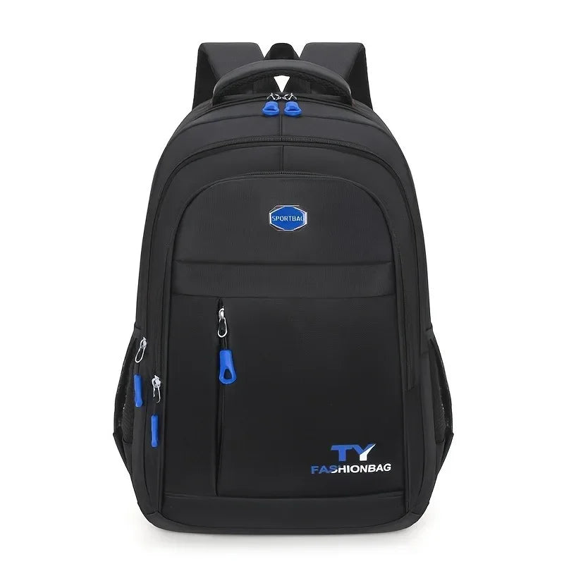 Mochila Casual Impermeável de Grande Capacidade, Mochila Ajustável para Computador