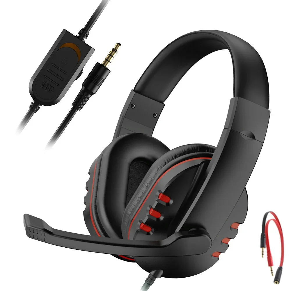 Fone de ouvido Gamer c/ microfone para Xbox PS4 PC