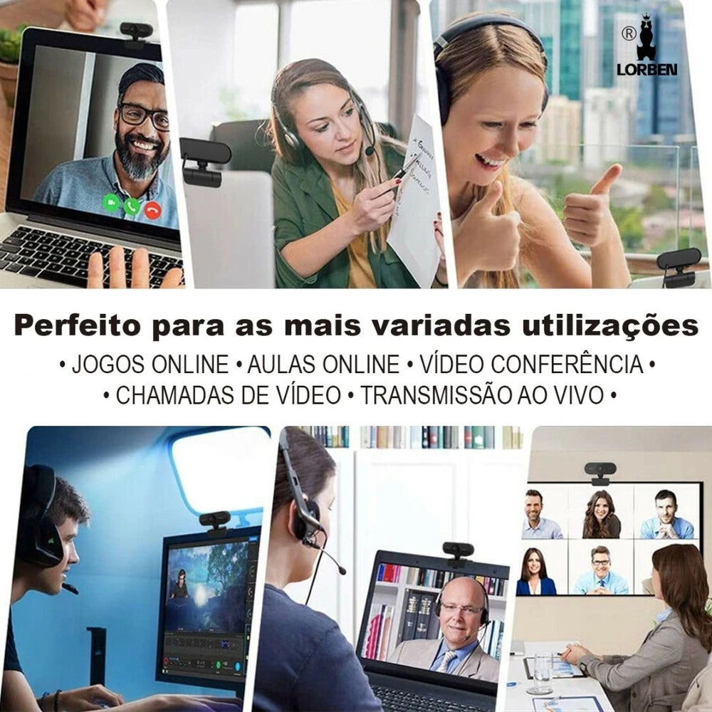 WEBCAM 180p com microfone embutido (Para Computador)