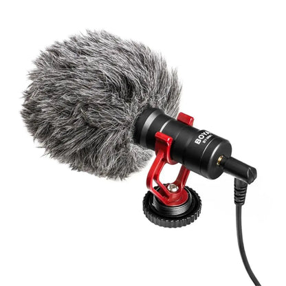 Microfone Boya BY-MM1 - Alta Qualidade para Gravação, Vlogging e Transmissão ao Vivo