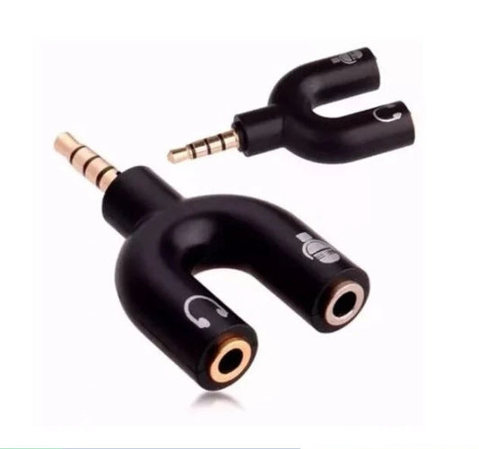 Adaptador Splitter Fone e microfone (P2 X P3 Gamer)