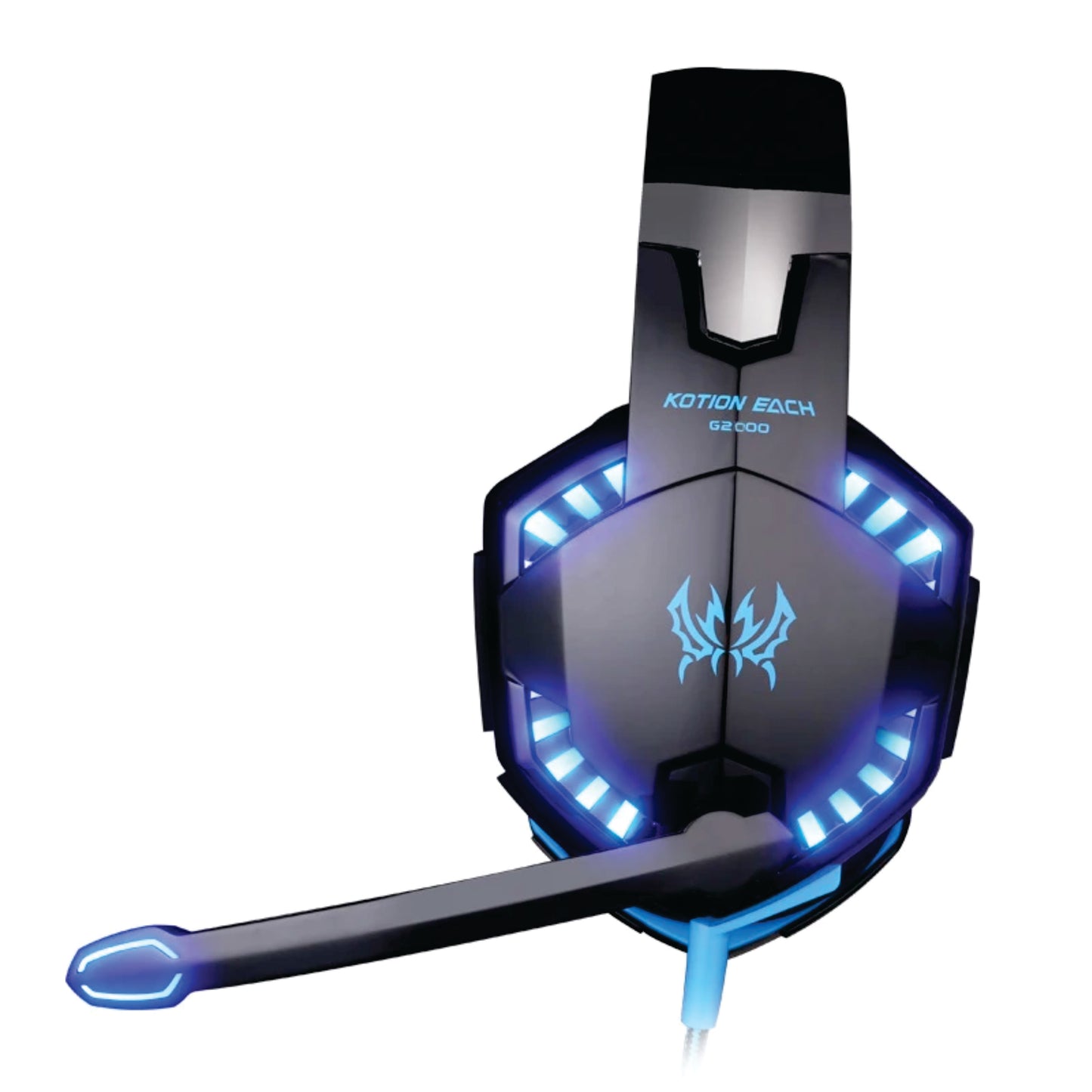Fone de OPuvido DATA FROG Gamer c/ microfone LED