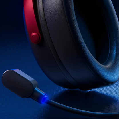 Fone de ouvido sem fio para jogos MCHOSE V9 Pro com som surround, microfone com cancelamento de ruído e baixa latência, leve para PS5 e PC SWITCH