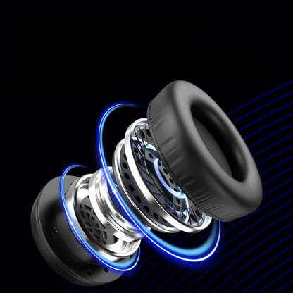 Fone de ouvido profissional para jogos LDON L523 com fio, microfone LED e plugue USB, adequado para vários dispositivos, laptop e desktop