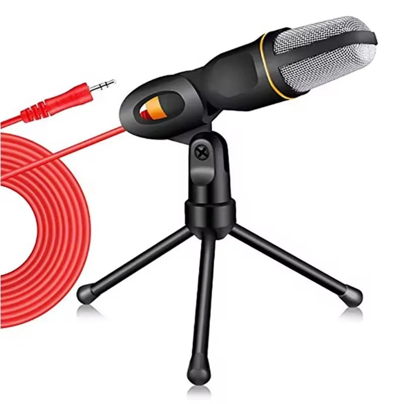 Microfone com suporte Profissional  (compatível com PC)