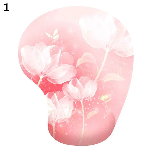Mousepad com apoio de silicone