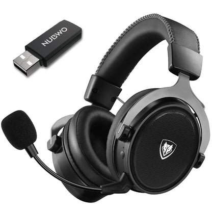 Fone de ouvido gamer s/ fio NUBWO G07 Wireless para PC, PS4, PS5 2.4GHz cancelamento de ruído estéreo HIFI de latência ultrabaixa