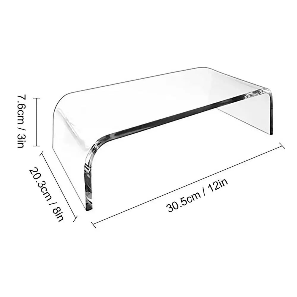 SUPORTE DE MESA EM ACRILICO PARA MONITOR