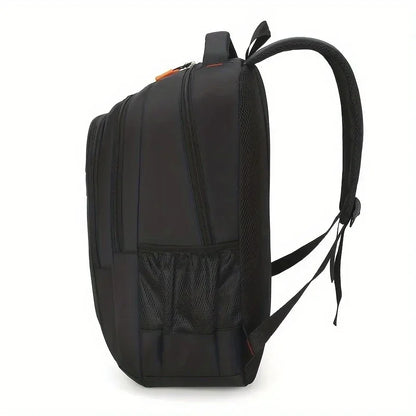 Mochila Casual Impermeável de Grande Capacidade, Mochila Ajustável para Computador