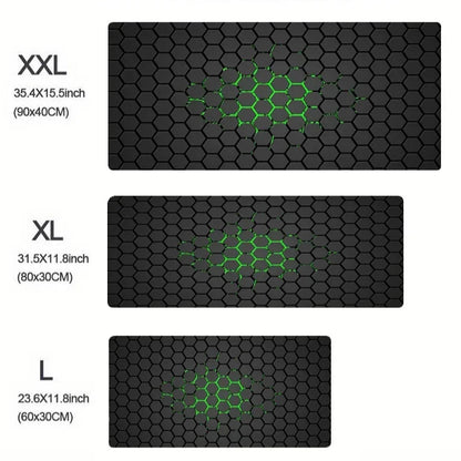 Mousepad grande gamer hexagonal