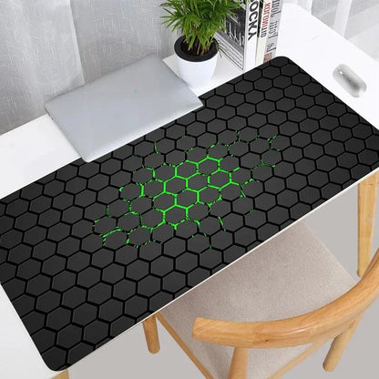 Mousepad grande gamer hexagonal