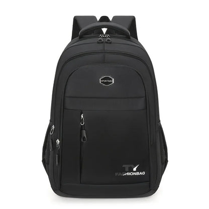 Mochila Casual Impermeável de Grande Capacidade, Mochila Ajustável para Computador