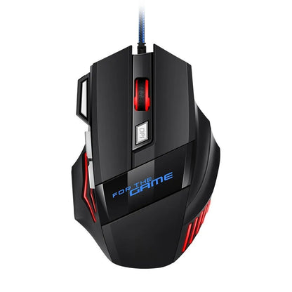 Mouse RGB Backlist ergonômico Mice 7D