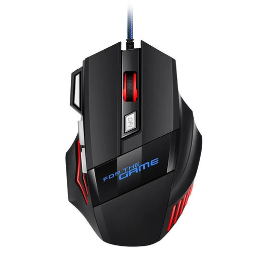 Mouse RGB Backlist ergonômico Mice 7D