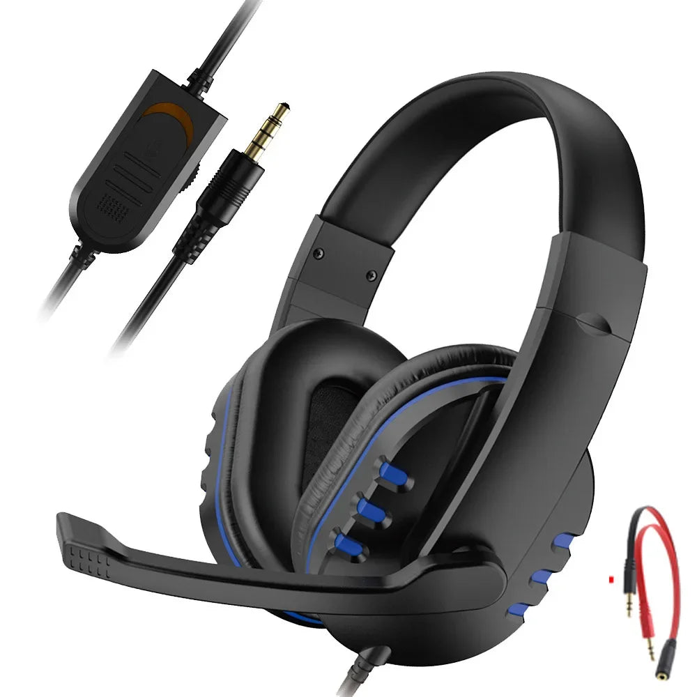 Fone de ouvido Gamer c/ microfone para Xbox PS4 PC