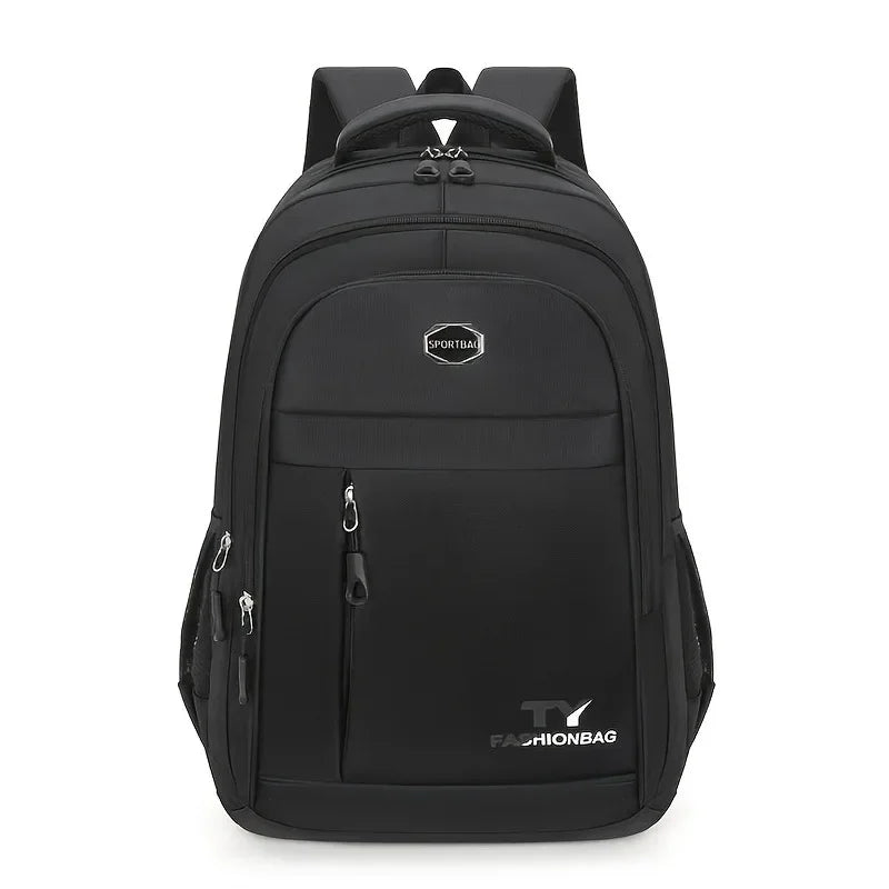 Mochila Casual Impermeável de Grande Capacidade, Mochila Ajustável para Computador