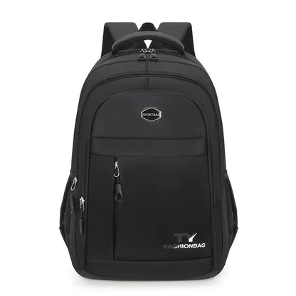 Mochila Casual Impermeável de Grande Capacidade, Mochila Ajustável para Computador