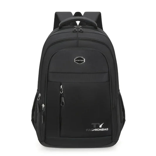 Mochila Casual Impermeável de Grande Capacidade, Mochila Ajustável para Computador