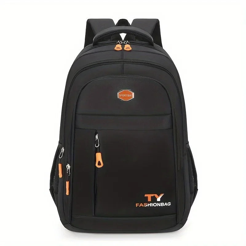 Mochila Casual Impermeável de Grande Capacidade, Mochila Ajustável para Computador