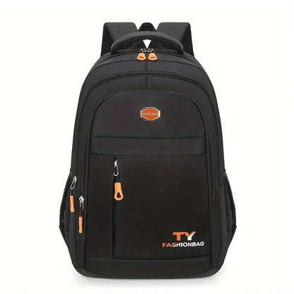 Mochila Casual Impermeável de Grande Capacidade, Mochila Ajustável para Computador