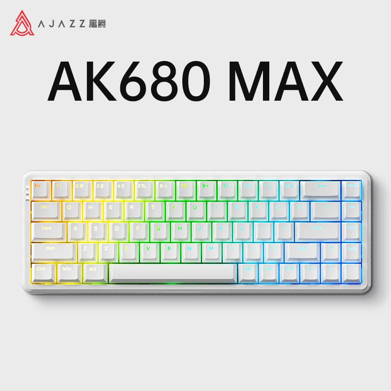 Teclado Mecânico AJAZZ AK680 MAX RGB USB