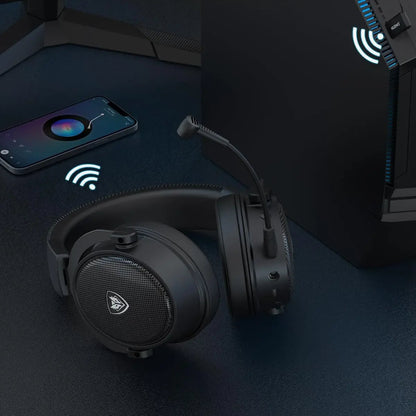Fone de ouvido gamer s/ fio NUBWO G07 Wireless para PC, PS4, PS5 2.4GHz cancelamento de ruído estéreo HIFI de latência ultrabaixa