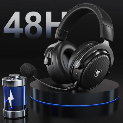 Fone de ouvido gamer s/ fio NUBWO G07 Wireless para PC, PS4, PS5 2.4GHz cancelamento de ruído estéreo HIFI de latência ultrabaixa