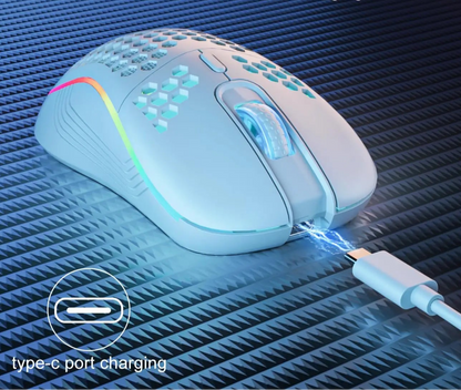Mouse RGB 2.4G Wireless RGB  recarregável