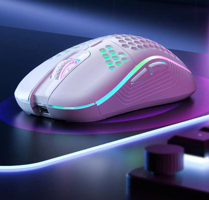 Mouse RGB 2.4G Wireless RGB  recarregável