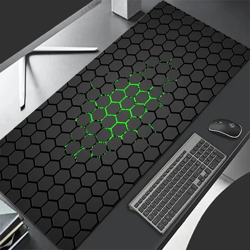 Mousepad grande gamer hexagonal