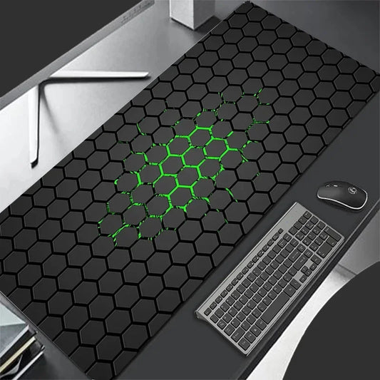 Mousepad grande gamer hexagonal