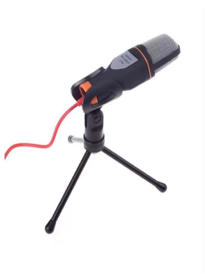 Microfone com suporte Profissional  (compatível com PC)