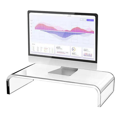 SUPORTE DE MESA EM ACRILICO PARA MONITOR