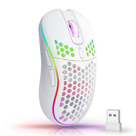Mouse RGB 2.4G Wireless RGB  recarregável