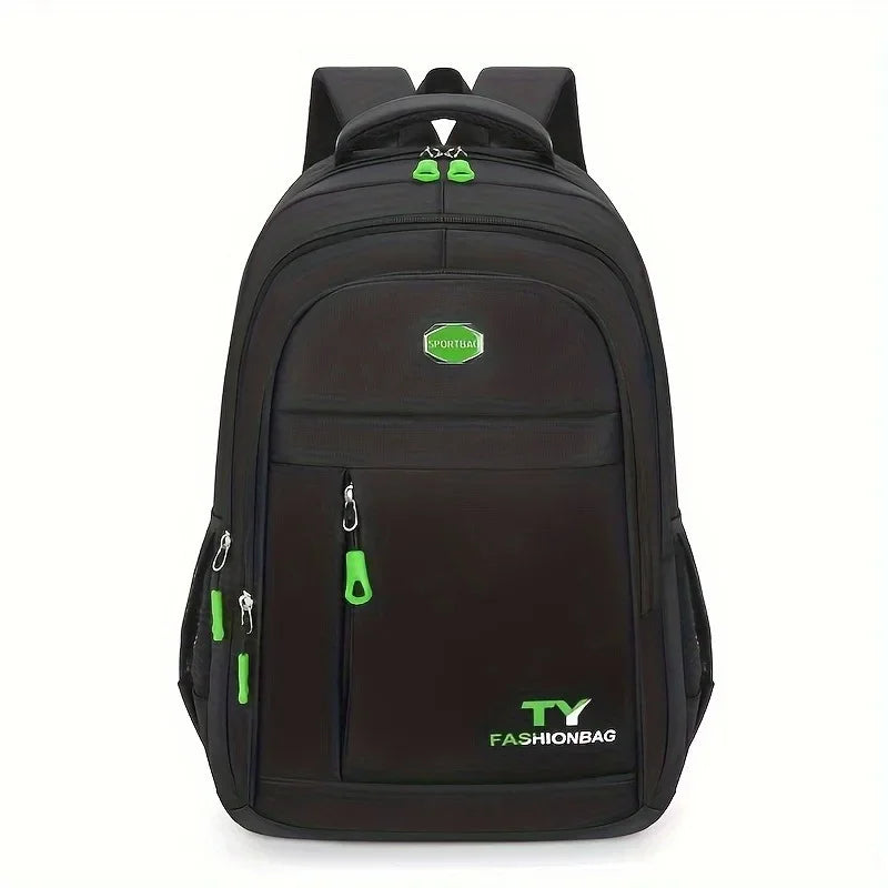 Mochila Casual Impermeável de Grande Capacidade, Mochila Ajustável para Computador