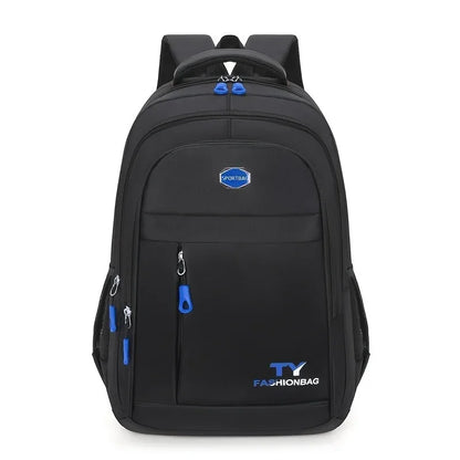 Mochila Casual Impermeável de Grande Capacidade, Mochila Ajustável para Computador