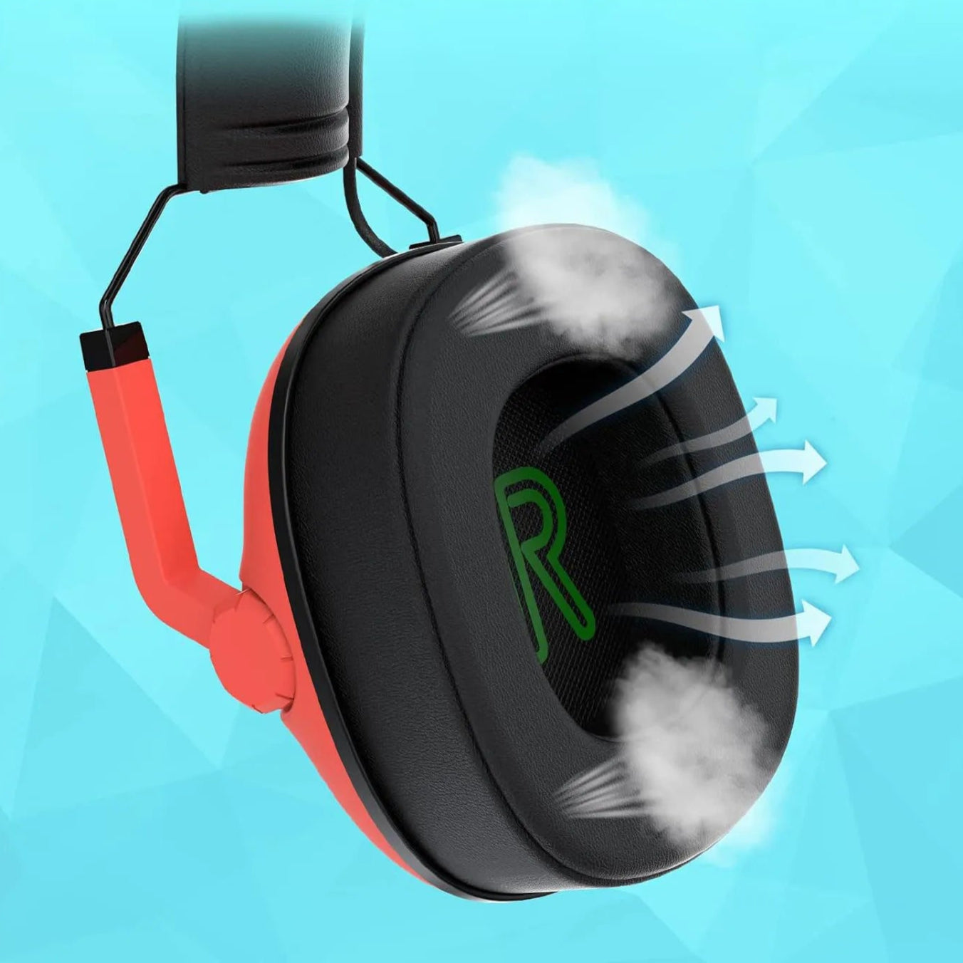 Fone de ouvido com fio para jogos para Switch, PS4, PS5, Xbox One S/X