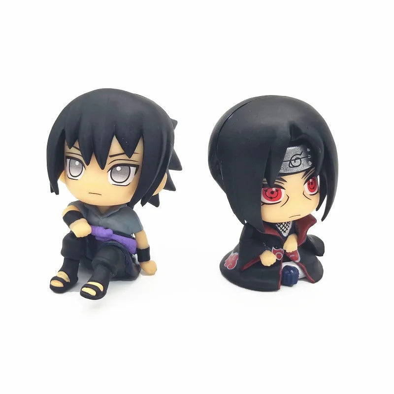 Miniaturas Fofas Naruto: Decore seu Carro e Ambientes com Kakashi, Sasuke e Itachi
