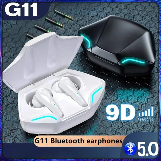 Fone de Ouvido TWS G11 Bluetooth Wireless Gamer  c/  microfone
