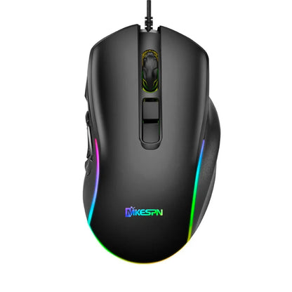 MOUSE USB COM FIO GAMER 7200DPI RGB